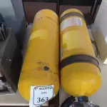 LOTE 363 - 02 CILINDRO GNV PARA CARRO. (NO ESTADO) ATENÇÃO! FAZER A VISITAÇÃO ANTES DE ARREMATAR, NÃO SABEMOS SE FUNCIONA. LEILÃO NÃO TEM GARANTIA E NEM DEVOLUÇÃO, SUJEITO A POSSÍVEIS AVARIAS VISÍVEIS/OCULTAS E/OU AUSÊNCIA DE COMPONENTES.