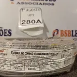 LOTE 280 - 01 ROLO DE CABO FLEXÍVEL 450/750VOLTS 1X2,50MM NA COR CINZA. (NO ESTADO) ATENÇÃO! FAZER A VISITAÇÃO ANTES DE ARREMATAR, NÃO SABEMOS SE FUNCIONA. LEILÃO NÃO TEM GARANTIA E NEM DEVOLUÇÃO, SUJEITO A POSSÍVEIS AVARIAS VISÍVEIS/OCULTAS E/OU AUSÊNCIA DE COMPONENTES.