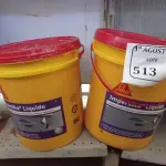 LOTE 513 - 02 BALDES IMPERSIKA LÍQUIDO. (NO ESTADO) ATENÇÃO! FAZER A VISITAÇÃO ANTES DE ARREMATAR, NÃO SABEMOS SE FUNCIONA. LEILÃO NÃO TEM GARANTIA E NEM DEVOLUÇÃO, SUJEITO A POSSÍVEIS AVARIAS VISÍVEIS/OCULTAS E/OU AUSÊNCIA DE COMPONENTES.