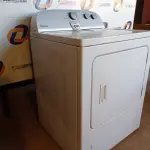 LOTE 195 - 01 SECADORA DE ROUPAS WHIRLPOOL MOD:WGD4815EWO (DRYER). (NO ESTADO EM QUE SE ENCONTRA. SUJEITO A AVARIAS OCULTAS/VISÍVEIS.) BF8584A