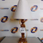 LOTE 271 - 01 ABAJUR COM CÚPULA (LAMP). (NO ESTADO EM QUE SE ENCONTRA. SUJEITO A AVARIAS OCULTAS/VISÍVEIS.) AV9392G