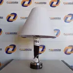 LOTE 096 - 01 ABAJUR COM CÚPULA C/AVARIAS (LAMP). (NO ESTADO EM QUE SE ENCONTRA. SUJEITO A AVARIAS OCULTAS/VISÍVEIS.) BF8555M