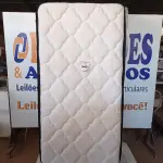 LOTE 040 - 01 COLCHÃO DE SOLTEIRO COM BASE (TWIN BED. (MATTRESS+BOX). (NO ESTADO EM QUE SE ENCONTRA. SUJEITO A AVARIAS OCULTAS/VISÍVEIS.) AU1872Y, BF8611G
