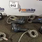 LOTE 012 - 06 LEITORES DE CÓDIGO DE BARRAS. (NO ESTADO EM QUE SE ENCONTRA. SUJEITO A AVARIAS OCULTAS/VISÍVEIS.) AV9607D, AV9706A, AV9706N, AV9705V, AV9705N E AV9705R,