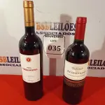 LOTE 035 -  01 GARRAFA DE VINHO FINCA TERRANOSTRA ARGENTINO 2015 750ML E 01 GARRAFA CHILE RESERVADO CABERNET SAUVIGNOT. 750ML. LACRADO.  (NO ESTADO EM QUE SE ENCONTRA) ATENÇÃO! FAZER A VISITAÇÃO ANTES DE ARREMATAR, NÃO SABEMOS SE FUNCIONA. LEILÃO NÃO TEM GARANTIA E NEM DEVOLUÇÃO, SUJEITO A POSSÍVEIS AVARIAS VISÍVEIS/OCULTAS E/OU AUSÊNCIA DE COMPONENTES.  