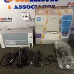 LOTE 018 - 01 IMPRESSORA LASER JET M106W MARCA HP PRINTER. (NO ESTADO EM QUE SE ENCONTRA. SUJEITO A AVARIAS OCULTAS/VISÍVEIS.) BRBSL3ZLMB