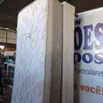 LOTE 110 - 01 COLCHÃO DE SOLTEIRO COM BASE (TWIN BED (MATTRESS+BOX). (NO ESTADO EM QUE SE ENCONTRA. SUJEITO A AVARIAS OCULTAS/VISÍVEIS) AV9422C