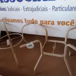 LOTE 253 - 02 PÉS DE MESA PARA JARDIM (TABLE LEGS). (GARDEN) (NO ESTADO EM QUE SE ENCONTRA. SUJEITO A AVARIAS OCULTAS/VISÍVEIS.) 0000087