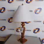 LOTE 281 - 01 ABAJUR COM CÚPULA (LAMP). (NO ESTADO EM QUE SE ENCONTRA. SUJEITO A AVARIAS OCULTAS/VISÍVEIS.) AV9625S