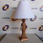 LOTE 091 - 01 ABAJUR COM CÚPULA LAMP. (NO ESTADO EM QUE SE ENCONTRA. SUJEITO A AVARIAS OCULTAS/VISÍVEIS.) AV9650A