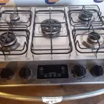 LOTE 215 - 01 FOGÃO BRASTEMP 220VOLTS (RANGE). (NO ESTADO EM QUE SE ENCONTRA. SUJEITO A AVARIAS OCULTAS/VISÍVEIS.) BH1529K