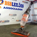 LOTE 037 - 01 ASPIRADOR DE PÓ MARCA PHILCO 220V VACUM. (NO ESTADO EM QUE SE ENCONTRA. SUJEITO A AVARIAS OCULTAS/VISÍVEIS.) AV9816B