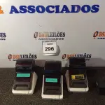 LOTE 296 - 03 IMPRESSORAS TÉRMICAS SENDO 2 COM FONTES (THERMAL PRINTER). (NO ESTADO EM QUE SE ENCONTRA. SUJEITO A AVARIAS OCULTAS/VISÍVEIS.) 0000044