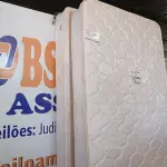 LOTE 030 - 01 COLCHÃO DE SOLTEIRO COM BASE (TWIN BED (MATTRESS+BOX). (NO ESTADO EM QUE SE ENCONTRA. SUJEITO A AVARIAS OCULTAS/VISÍVEIS.) BF1497W - AV9625V