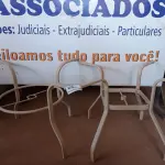 LOTE 253 - 02 PÉS DE MESA PARA JARDIM (TABLE LEGS). (GARDEN) (NO ESTADO EM QUE SE ENCONTRA. SUJEITO A AVARIAS OCULTAS/VISÍVEIS.) 0000087