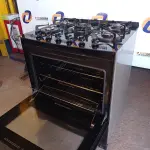 LOTE 155 - 01 FOGÃO ELECTROLUX 5 BOCAS BIVOLTS (RANGE). (NO ESTADO EM QUE SE ENCONTRA. SUJEITO A AVARIAS OCULTAS/VISÍVEIS.) BF8673E