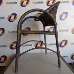 LOTE 099 - 01 CADEIRA EM FIBRA SINTÉTICA. (CHAIR, GARDEN). (NO ESTADO EM QUE SE ENCONTRA. SUJEITO A AVARIAS OCULTAS/VISÍVEIS.) AV9404S.