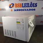 LOTE 207 - 01 MICRO-ONDAS BRASTEMP 127 VOLTS COM PRATO (MICROWAVE). (NO ESTADO EM QUE SE ENCONTRA. SUJEITO A AVARIAS OCULTAS/VISÍVEIS.) BF8602W