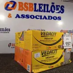 LOTE 157 - 02 VEDACIT ARGAMASSA POLIMÉRICA IMPERMEÁVEL 12KGS CADA. (NO ESTADO) ATENÇÃO! FAZER A VISITAÇÃO ANTES DE ARREMATAR, NÃO SABEMOS SE FUNCIONA. LEILÃO NÃO TEM GARANTIA E NEM DEVOLUÇÃO, SUJEITO A POSSÍVEIS AVARIAS VISÍVEIS/OCULTAS E/OU AUSÊNCIA DE COMPONENTES.