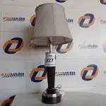 LOTE 327 - 01 ABAJUR COM A CÚPULA (LAMPHOSEHOLD, TABLE) (NO ESTADO EM QUE SE ENCONTRA. SUJEITO A AVARIAS OCULTAS/VISÍVEIS.) BF8555A 