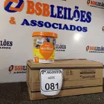 LOTE 081 - 06 REJUNTES ACRÍLICO 1KG CADA. (NO ESTADO) ATENÇÃO! FAZER A VISITAÇÃO ANTES DE ARREMATAR, NÃO SABEMOS SE FUNCIONA. LEILÃO NÃO TEM GARANTIA E NEM DEVOLUÇÃO, SUJEITO A POSSÍVEIS AVARIAS VISÍVEIS/OCULTAS E/OU AUSÊNCIA DE COMPONENTES.