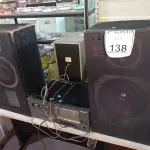 LOTE 138 - 01 TOCA FITAS ANTIGO MARCA GRADIENTE COM 02 CAIXAS DE SOM. (NO ESTADO) ATENÇÃO! FAZER A VISITAÇÃO ANTES DE ARREMATAR, NÃO SABEMOS SE FUNCIONA. LEILÃO NÃO TEM GARANTIA E NEM DEVOLUÇÃO, SUJEITO A POSSÍVEIS AVARIAS VISÍVEIS/OCULTAS E/OU AUSÊNCIA DE COMPONENTES.