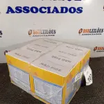 LOTE 107 - 04 CAIXAS SIKATOP-100 REVESTIMENTO IMPERMEABILIZANTE SEMI-FLEXIVEL DE 4KG CADA. (NO ESTADO) ATENÇÃO! FAZER A VISITAÇÃO ANTES DE ARREMATAR, NÃO SABEMOS SE FUNCIONA. LEILÃO NÃO TEM GARANTIA E NEM DEVOLUÇÃO, SUJEITO A POSSÍVEIS AVARIAS VISÍVEIS/OCULTAS E/OU AUSÊNCIA DE COMPONENTES.