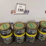 LOTE 186 - 04 ADESIVOS POLYEPOX 630G CADA. (NO ESTADO) ATENÇÃO! FAZER A VISITAÇÃO ANTES DE ARREMATAR, NÃO SABEMOS SE FUNCIONA. LEILÃO NÃO TEM GARANTIA E NEM DEVOLUÇÃO, SUJEITO A POSSÍVEIS AVARIAS VISÍVEIS/OCULTAS E/OU AUSÊNCIA DE COMPONENTES.