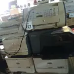LOTE 127 - 05 IMPRESSORAS MARCAS E MODELOS DIVERSOS E 01 APARELHO DE FAX. (NO ESTADO) ATENÇÃO! FAZER A VISITAÇÃO ANTES DE ARREMATAR, NÃO SABEMOS SE FUNCIONA. LEILÃO NÃO TEM GARANTIA E NEM DEVOLUÇÃO, SUJEITO A POSSÍVEIS AVARIAS VISÍVEIS/OCULTAS E/OU AUSÊNCIA DE COMPONENTES.