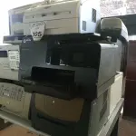 LOTE 205 - 09 IMPRESSORAS MARCAS E MODELOS DIVERSOS E 01 APARELHO DE FAX. (NO ESTADO) ATENÇÃO! FAZER A VISITAÇÃO ANTES DE ARREMATAR, NÃO SABEMOS SE FUNCIONA. LEILÃO NÃO TEM GARANTIA E NEM DEVOLUÇÃO, SUJEITO A POSSÍVEIS AVARIAS VISÍVEIS/OCULTAS E/OU AUSÊNCIA DE COMPONENTES.