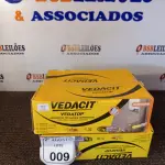 LOTE 009 - 02 VEDACIT ARGAMASSA POLIMÉRICA IMPERMEÁVEL 12KGS CADA. (NO ESTADO) ATENÇÃO! FAZER A VISITAÇÃO ANTES DE ARREMATAR, NÃO SABEMOS SE FUNCIONA. LEILÃO NÃO TEM GARANTIA E NEM DEVOLUÇÃO, SUJEITO A POSSÍVEIS AVARIAS VISÍVEIS/OCULTAS E/OU AUSÊNCIA DE COMPONENTES.