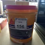 LOTE 156 - 02 BALDES DE IMPERSIKA LÍQUIDO ADITIVO PLASTIFICANTE PARA ARGAMASSA DE ASSENTAMENTO E REBOCO, 18 LITROS CADA. (NO ESTADO) ATENÇÃO! FAZER A VISITAÇÃO ANTES DE ARREMATAR, NÃO SABEMOS SE FUNCIONA. LEILÃO NÃO TEM GARANTIA E NEM DEVOLUÇÃO, SUJEITO A POSSÍVEIS AVARIAS VISÍVEIS/OCULTAS E/OU AUSÊNCIA DE COMPONENTES.
