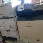 LOTE 109 - 05 IMPRESSORAS MARCAS E MODELOS DIVERSOS. (NO ESTADO) ATENÇÃO! FAZER A VISITAÇÃO ANTES DE ARREMATAR, NÃO SABEMOS SE FUNCIONA. LEILÃO NÃO TEM GARANTIA E NEM DEVOLUÇÃO, SUJEITO A POSSÍVEIS AVARIAS VISÍVEIS/OCULTAS E/OU AUSÊNCIA DE COMPONENTES.