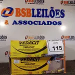 LOTE 115 - 02 VEDACIT ARGAMASSA POLIMÉRICA IMPERMEÁVEL 12KGS CADA. (NO ESTADO) ATENÇÃO! FAZER A VISITAÇÃO ANTES DE ARREMATAR, NÃO SABEMOS SE FUNCIONA. LEILÃO NÃO TEM GARANTIA E NEM DEVOLUÇÃO, SUJEITO A POSSÍVEIS AVARIAS VISÍVEIS/OCULTAS E/OU AUSÊNCIA DE COMPONENTES.
