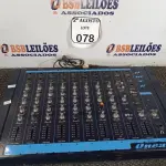 LOTE 078 - 01 MESA DE SOM DA MARCA ONEAL 220V. (NO ESTADO) ATENÇÃO! FAZER A VISITAÇÃO ANTES DE ARREMATAR, NÃO SABEMOS SE FUNCIONA. LEILÃO NÃO TEM GARANTIA E NEM DEVOLUÇÃO, SUJEITO A POSSÍVEIS AVARIAS VISÍVEIS/OCULTAS E/OU AUSÊNCIA DE COMPONENTES.