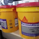 LOTE 110 - 02 BALDES DE IMPERSIKA LÍQUIDO ADITIVO PLASTIFICANTE PARA ARGAMASSA DE ASSENTAMENTO E REBOCO, 18 LITROS CADA. (NO ESTADO) ATENÇÃO! FAZER A VISITAÇÃO ANTES DE ARREMATAR, NÃO SABEMOS SE FUNCIONA. LEILÃO NÃO TEM GARANTIA E NEM DEVOLUÇÃO, SUJEITO A POSSÍVEIS AVARIAS VISÍVEIS/OCULTAS E/OU AUSÊNCIA DE COMPONENTES.
