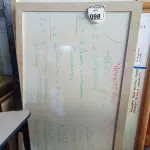 LOTE 098 - 05 QUADROS DE ESCREVER TAMANHOS DIVERSOS. (NO ESTADO) ATENÇÃO! FAZER A VISITAÇÃO ANTES DE ARREMATAR, NÃO SABEMOS SE FUNCIONA. LEILÃO NÃO TEM GARANTIA E NEM DEVOLUÇÃO, SUJEITO A POSSÍVEIS AVARIAS VISÍVEIS/OCULTAS E/OU AUSÊNCIA DE COMPONENTES.
