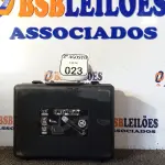 LOTE 023 - 01 SISTEMA DE MICROFONE SEM FIO COM 01 MICROFONE MS115-UHF (NO ESTADO) ATENÇÃO! FAZER A VISITAÇÃO ANTES DE ARREMATAR, NÃO SABEMOS SE FUNCIONA. LEILÃO NÃO TEM GARANTIA E NEM DEVOLUÇÃO, SUJEITO A POSSÍVEIS AVARIAS VISÍVEIS/OCULTAS E/OU AUSÊNCIA DE COMPONENTES.
