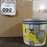 LOTE 092 - 04 POTES DE REJUNTE SUPERFINO PREMIUM QUARTZOLIT DE 2KG CADA. (NO ESTADO) ATENÇÃO! FAZER A VISITAÇÃO ANTES DE ARREMATAR, NÃO SABEMOS SE FUNCIONA. LEILÃO NÃO TEM GARANTIA E NEM DEVOLUÇÃO, SUJEITO A POSSÍVEIS AVARIAS VISÍVEIS/OCULTAS E/OU AUSÊNCIA DE COMPONENTES.