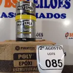 LOTE 085 - 04 ADESIVOS POLYEPOX 630G CADA. (NO ESTADO) ATENÇÃO! FAZER A VISITAÇÃO ANTES DE ARREMATAR, NÃO SABEMOS SE FUNCIONA. LEILÃO NÃO TEM GARANTIA E NEM DEVOLUÇÃO, SUJEITO A POSSÍVEIS AVARIAS VISÍVEIS/OCULTAS E/OU AUSÊNCIA DE COMPONENTES.