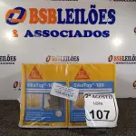 LOTE 107 - 04 CAIXAS SIKATOP-100 REVESTIMENTO IMPERMEABILIZANTE SEMI-FLEXIVEL DE 4KG CADA. (NO ESTADO) ATENÇÃO! FAZER A VISITAÇÃO ANTES DE ARREMATAR, NÃO SABEMOS SE FUNCIONA. LEILÃO NÃO TEM GARANTIA E NEM DEVOLUÇÃO, SUJEITO A POSSÍVEIS AVARIAS VISÍVEIS/OCULTAS E/OU AUSÊNCIA DE COMPONENTES.