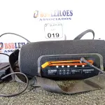 LOTE 019 - 01 CAIXA DE SOM EXTREME COM FONTE. (NO ESTADO) ATENÇÃO! FAZER A VISITAÇÃO ANTES DE ARREMATAR, NÃO SABEMOS SE FUNCIONA. LEILÃO NÃO TEM GARANTIA E NEM DEVOLUÇÃO, SUJEITO A POSSÍVEIS AVARIAS VISÍVEIS/OCULTAS E/OU AUSÊNCIA DE COMPONENTES.