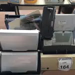 LOTE 164 - 10 SCANNERS MARCAS E MODELOS DIVERSOS PARA A RETIRADA DE PEÇAS. (NO ESTADO) ATENÇÃO! FAZER A VISITAÇÃO ANTES DE ARREMATAR, NÃO SABEMOS SE FUNCIONA. LEILÃO NÃO TEM GARANTIA E NEM DEVOLUÇÃO, SUJEITO A POSSÍVEIS AVARIAS VISÍVEIS/OCULTAS E/OU AUSÊNCIA DE COMPONENTES.