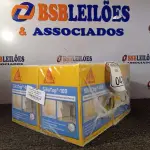 LOTE 047 - 04 CAIXAS SIKATOP-100 REVESTIMENTO IMPERMEABILIZANTE SEMI-FLEXIVEL DE 4KG CADA. (NO ESTADO) ATENÇÃO! FAZER A VISITAÇÃO ANTES DE ARREMATAR, NÃO SABEMOS SE FUNCIONA. LEILÃO NÃO TEM GARANTIA E NEM DEVOLUÇÃO, SUJEITO A POSSÍVEIS AVARIAS VISÍVEIS/OCULTAS E/OU AUSÊNCIA DE COMPONENTES.