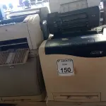 LOTE 150 - 09 IMPRESSORAS MARCAS E MODELOS DIVERSOS E 01 APARELHO DE FAX. (NO ESTADO) ATENÇÃO! FAZER A VISITAÇÃO ANTES DE ARREMATAR, NÃO SABEMOS SE FUNCIONA. LEILÃO NÃO TEM GARANTIA E NEM DEVOLUÇÃO, SUJEITO A POSSÍVEIS AVARIAS VISÍVEIS/OCULTAS E/OU AUSÊNCIA DE COMPONENTES.