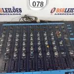 LOTE 078 - 01 MESA DE SOM DA MARCA ONEAL 220V. (NO ESTADO) ATENÇÃO! FAZER A VISITAÇÃO ANTES DE ARREMATAR, NÃO SABEMOS SE FUNCIONA. LEILÃO NÃO TEM GARANTIA E NEM DEVOLUÇÃO, SUJEITO A POSSÍVEIS AVARIAS VISÍVEIS/OCULTAS E/OU AUSÊNCIA DE COMPONENTES.