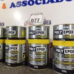 LOTE 077 - 04 ADESIVOS POLYEPOX 630G CADA. (NO ESTADO) ATENÇÃO! FAZER A VISITAÇÃO ANTES DE ARREMATAR, NÃO SABEMOS SE FUNCIONA. LEILÃO NÃO TEM GARANTIA E NEM DEVOLUÇÃO, SUJEITO A POSSÍVEIS AVARIAS VISÍVEIS/OCULTAS E/OU AUSÊNCIA DE COMPONENTES.