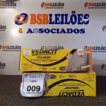 LOTE 009 - 02 VEDACIT ARGAMASSA POLIMÉRICA IMPERMEÁVEL 12KGS CADA. (NO ESTADO) ATENÇÃO! FAZER A VISITAÇÃO ANTES DE ARREMATAR, NÃO SABEMOS SE FUNCIONA. LEILÃO NÃO TEM GARANTIA E NEM DEVOLUÇÃO, SUJEITO A POSSÍVEIS AVARIAS VISÍVEIS/OCULTAS E/OU AUSÊNCIA DE COMPONENTES.