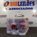 LOTE 175 - 12 LATAS DE TINNER DA MARCA ANJO DE 900ML CADA. (NO ESTADO) ATENÇÃO! FAZER A VISITAÇÃO ANTES DE ARREMATAR, NÃO SABEMOS SE FUNCIONA. LEILÃO NÃO TEM GARANTIA E NEM DEVOLUÇÃO, SUJEITO A POSSÍVEIS AVARIAS VISÍVEIS/OCULTAS E/OU AUSÊNCIA DE COMPONENTES.