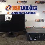LOTE 200 - 01 MONITOR LG, 01 CPU ITAUTEC (NO ESTADO) ATENÇÃO! FAZER A VISITAÇÃO ANTES DE ARREMATAR, NÃO SABEMOS SE FUNCIONA. LEILÃO NÃO TEM GARANTIA E NEM DEVOLUÇÃO, SUJEITO A POSSÍVEIS AVARIAS VISÍVEIS/OCULTAS E/OU AUSÊNCIA DE COMPONENTES.